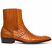 Marco Di Milano Giorgio Ostrich Quill Dress Boots Brandy