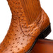 Marco Di Milano Giorgio Ostrich Quill Dress Boots Brandy