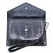 Zelli Gracen Genuine Nile Crocodile Envelope in Gray | A Zelli Italia Collaboration
