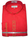 -> Daniel Ellissa Men's Red & Gold Embroidered Clergy Banded Collar Dress Shirt - USA Men's Outlet