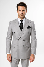 Classic Fit in Grey Color by Rossiman