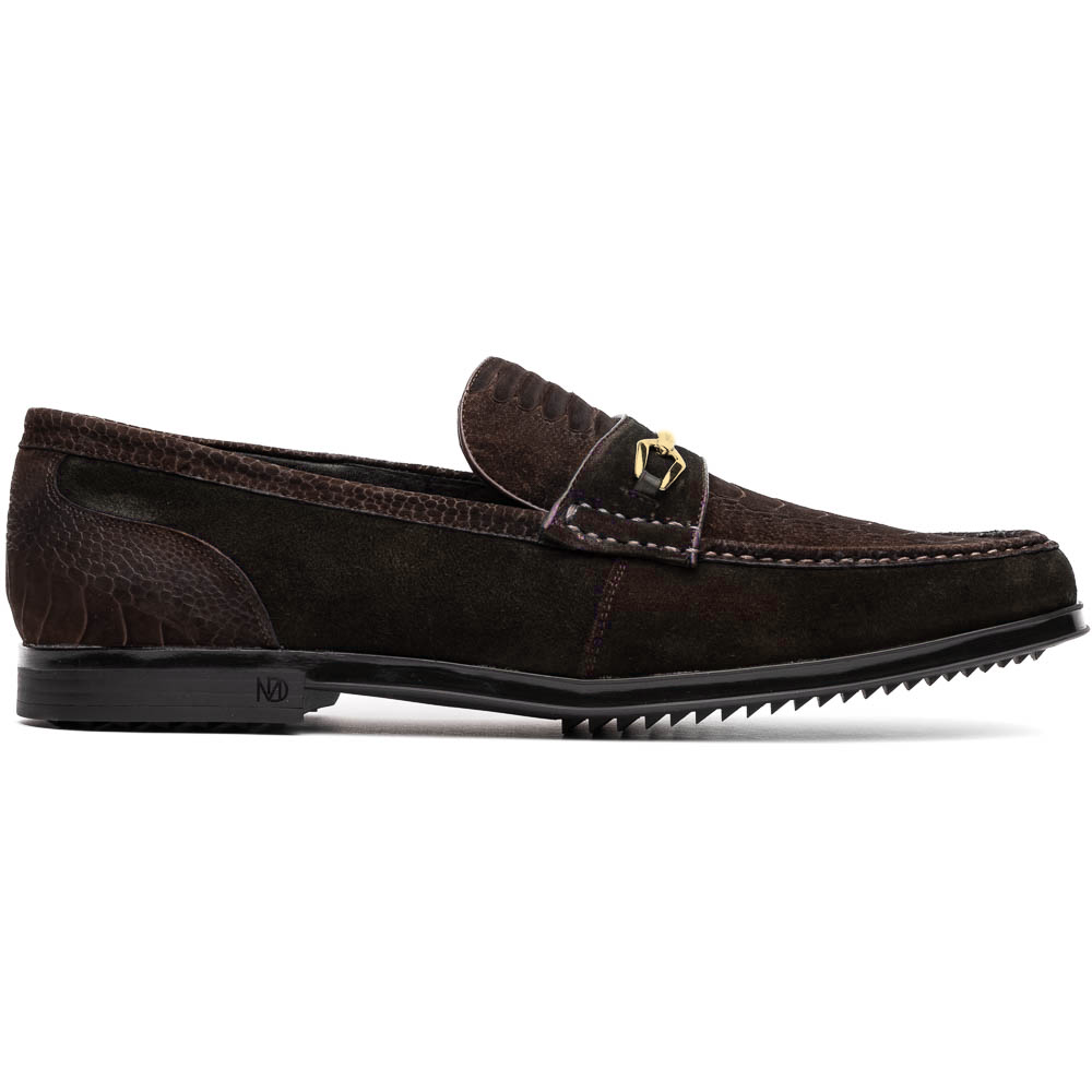 Marco Di Milano Texas Belt - Mustard Brown Leather Loafers