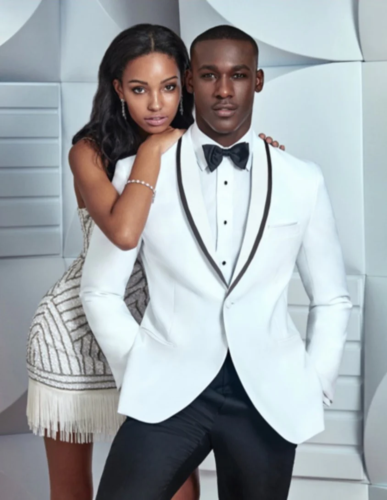 White Prom Suit - White Prom Tuxedo Suits - White Wedding Tuxedo  Prom Jacket