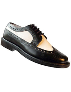Groom Wedding Shoes - Tuxedo Shoes in Black and White