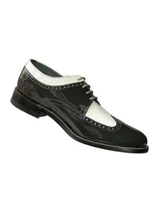 Groom Wedding Shoes - Tuxedo Shoes in Gray White