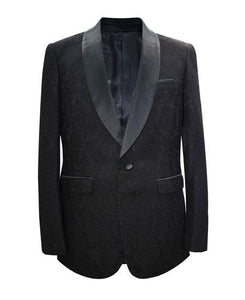 Alberto Nardoni Brand Men's Black Shawl Lapel Cheap Priced Designer Fashion Dress Casual Blazer On Sale 1 Button Matching Fashion Bow Tie Sport Coat Blazer Free Matching Bowtie