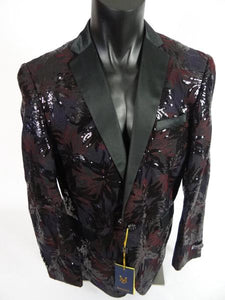 Men's Blazer Sport Coat Shawl Lapel Jacket Yellow Black