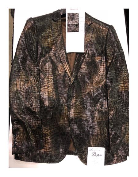 Men's Green Designer Fashion Dress Casual Blazer