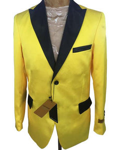 Men's Yellow Cheap Priced Designer Fashion Dress Casual Blazer On Sale Blazer