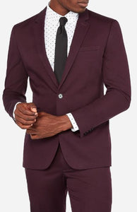 Guys Burgundy Two Flap Front Pockets Outfit New Trendy