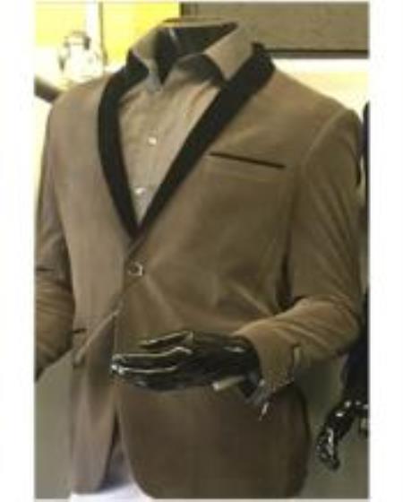 Men's Shawl Lapel Velvet Blazer Available In Gray ~ Grey Tuxedo / velour Men's blazer Jacket Men's / Tux /