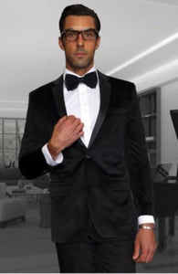 Men Black Discounted Blazer Sportcoat Velvet Fabric velour Men's blazer Jacket on Sale