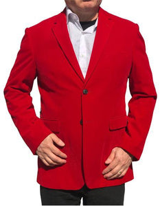 Alberto Nardoni Brand Red Velvet ~ velour Men's blazer Jacket Cheap Priced For Men ~ Sport Coat Jacket