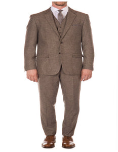 Brown Peak Blinder Custom Vested Suit