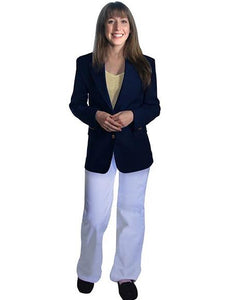 Two Button women Blazer In Navy