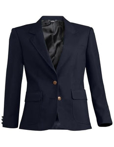 Two Button Dark Navy Women Blazer