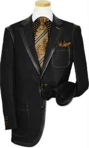 Men's 2-button style Denim blazer