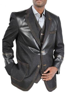 Men's Five button front Denim blazer