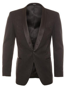 Snakeskin Blazer - Snakeskin Jacket Black