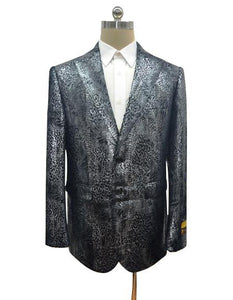 Snakeskin Blazer - Snakeskin Jacket Black