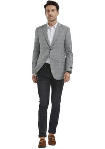 Mens Big and Tall Blazer - Big and Tall Silver Sport Coat