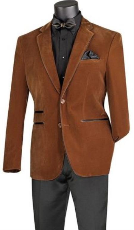 Mens Prom 2026 Party Jacket Bourbon Slim Fit