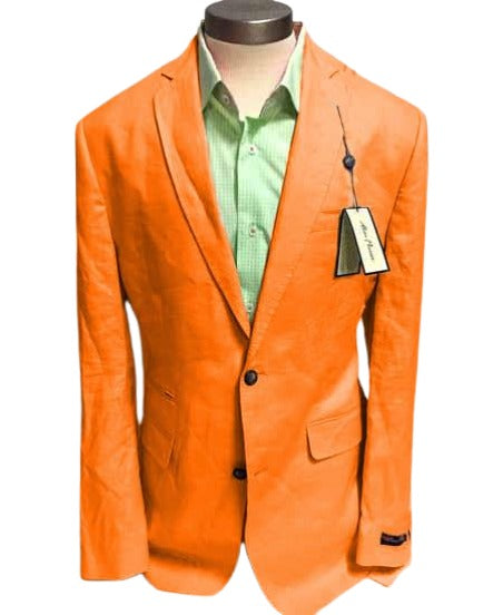 Mens Blazer Orange main image 1