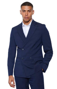 Ultra Slim Fit - Double Breasted Blazer - Sport Coat (No Pants)