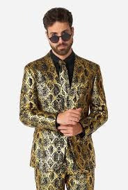Shiny Snake | Men's suit with Snake Skin print | Snakeskin Tuxedo