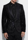 Black sequin blazer
