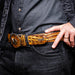 Marco Di Milano Iowa Belt - Mustard Brown Leather Loafers