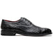 Marco Di Milano John Woven Caiman Crocodile Oxfords Black