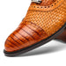 Marco Di Milano John Woven Caiman Crocodile Oxfords Brandy