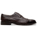 Marco Di Milano John Woven Caiman Crocodile Oxfords Brown