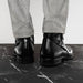 Zelli Jodphur Black Italian Calfskin Double Buckle Strap Boot
