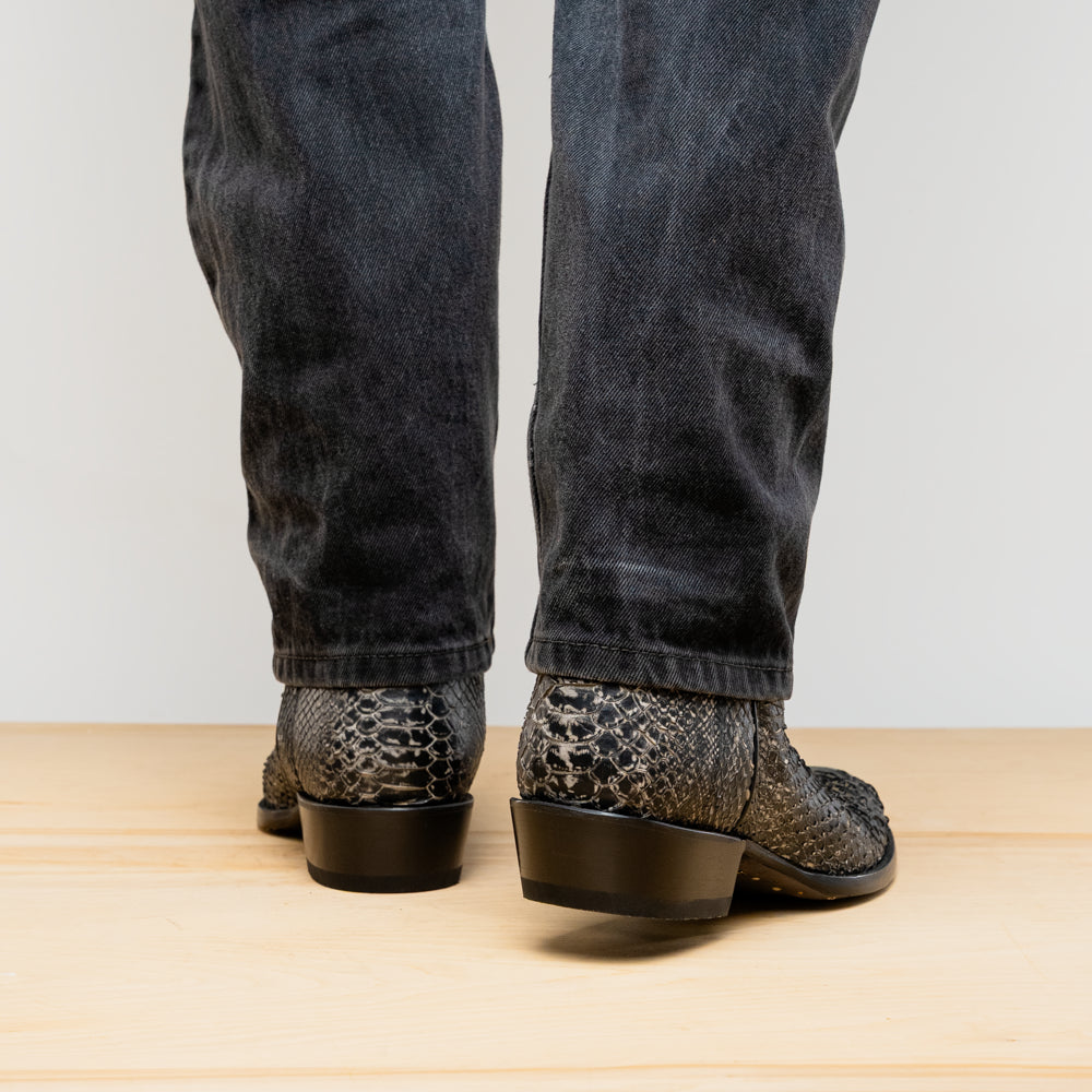 Marco Di Milano Kansas Stone White Round Toe Cowboy Boots