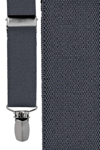 Cardi Medium Grey / 25" (Kids) "Beckett" Kids Suspenders