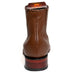 Los Altos Men's Boot Wide Square Toe Deer Light Brown Leather Sole - Deer Light Brown