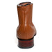 Los Altos Men's Boot Wide Square Toe Deer Honey Leather Sole - Deer Honey