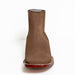 Los Altos Men's Boot Wide Square Toe Nobuck Taupe Leather Sole - Nobuck Taupe