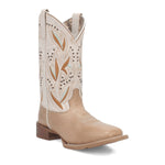 Laredo Women's Lydia Broad Square Toe Leather Boots - Sand 5603 - Dan Post Boots