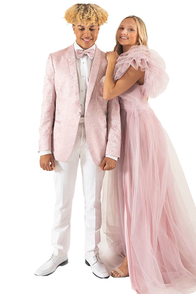 "Aries" Quartz Paisley Shawl Tuxedo Jacket (Separates)