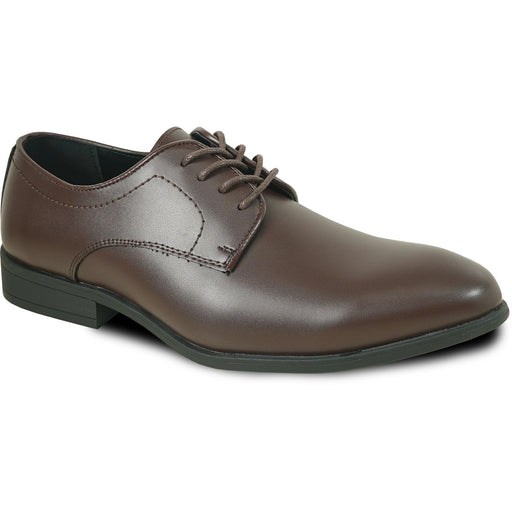 Leather

Bravo Leather Men's Round Toe Dress Oxfords in Dark Brown - USA Men's Outlet