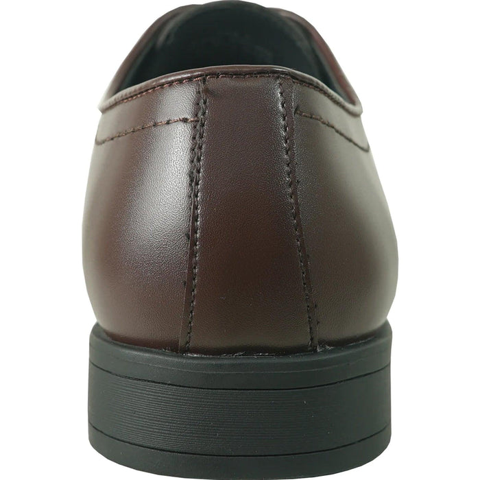 Leather

Bravo Leather Men's Round Toe Dress Oxfords in Dark Brown - USA Men's Outlet