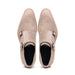 Zelli Legerra Double Monkstrap in Sand Suede Goatskin