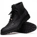 Marco Di Milano Leoni Oil Black Leather Dress Shoe