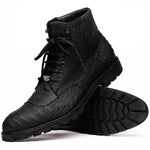 Marco Di Milano Leoni Oil Black Leather Dress Shoe