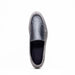 Zelli Bene Sueded Goatskin and Crocodile Loafer in Grey