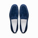 Zelli Livorno Sueded Italian Goatskin Slip-On Loafer in Navy