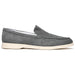 Zelli Livorno Casual Sueded Goatskin Slip-On Loafer in Grey